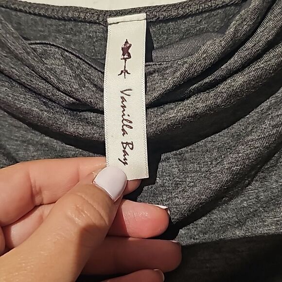 Heather Gray Strapless Maxi Dress - Picture 3 of 4